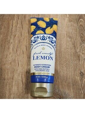 Bath & Body Works AMALFI LEMON Body Cream Lotion Citrus Spearmint NEW!